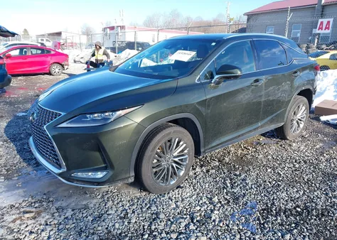 2022 Lexus Rx 350 z USA, uszkodzony, nr VIN 2T2JZMDA6NC320775